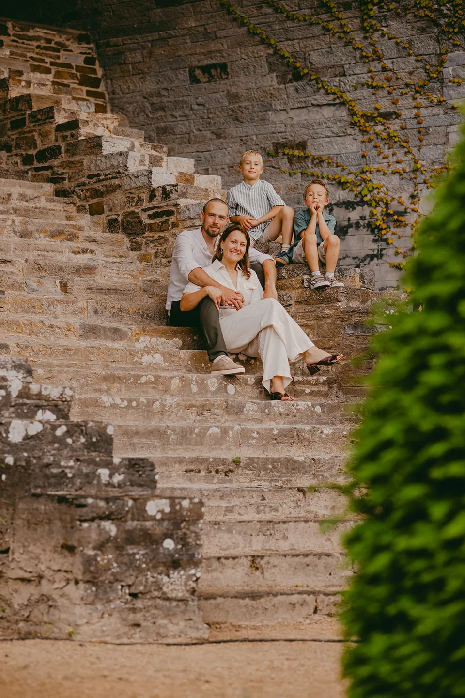 Gezin: Spelen in de abdij, door The Visual Journeys